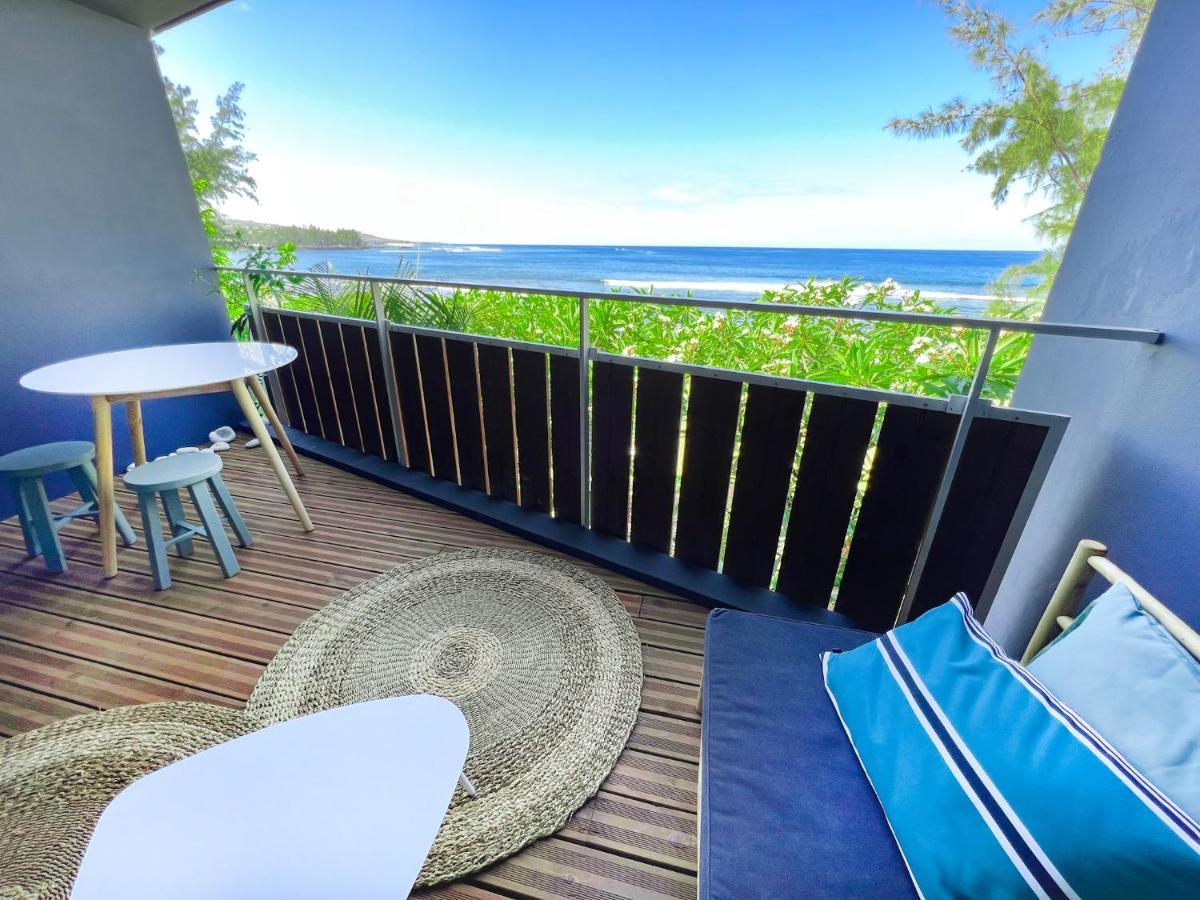 Le Petrel Bleu - Appartement Sur La Plage Des Tortues A Сен-Лу Екстериор снимка