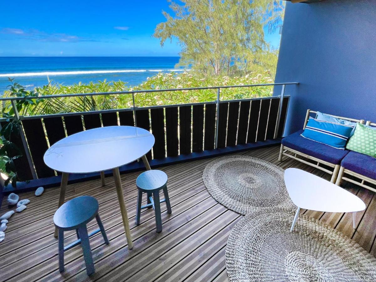 Le Petrel Bleu - Appartement Sur La Plage Des Tortues A Сен-Лу Екстериор снимка